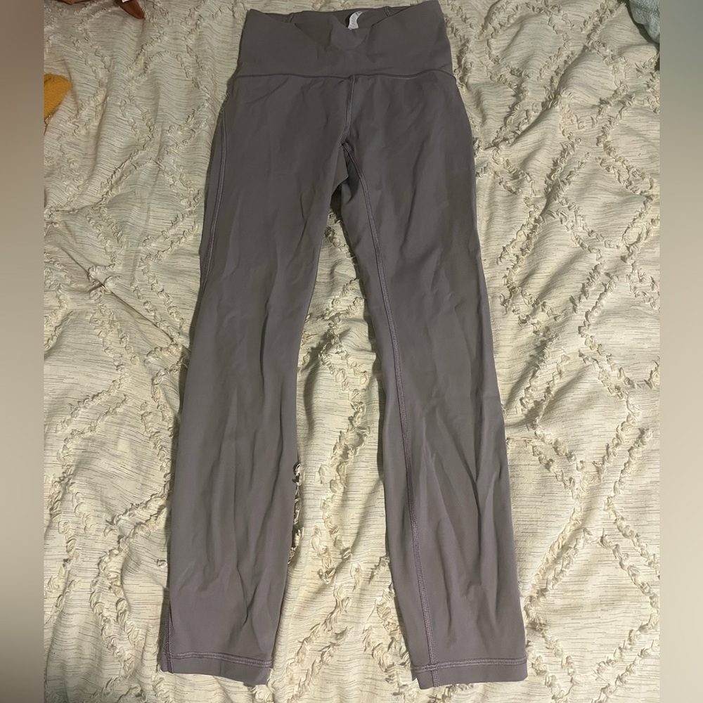 Lululemon 7/8 Light Purple Leggings size 4
